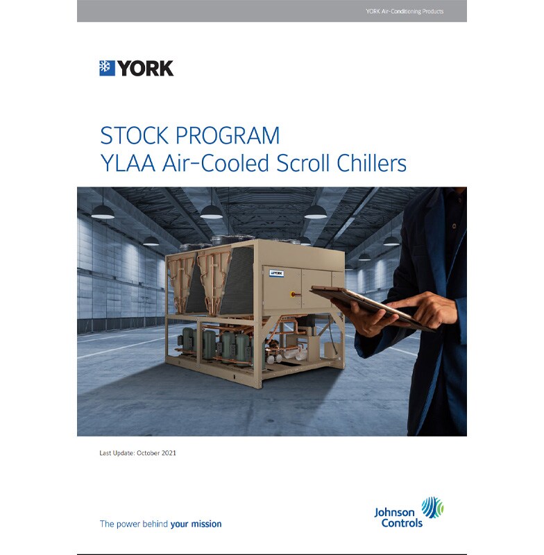 York Chiller product display in a creative