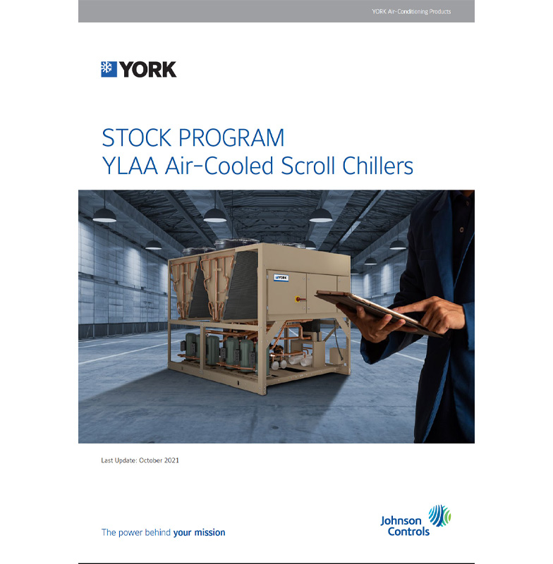 York Chiller product display in a creative